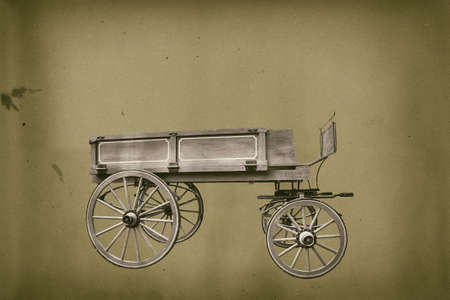 Vintage cartの写真素材