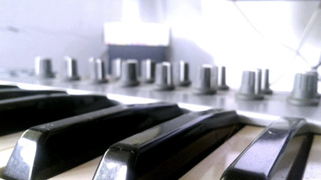 Closeup key board