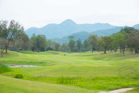 Golf course landscapeの写真素材