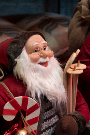 Santa Claus doll, good moodの写真素材