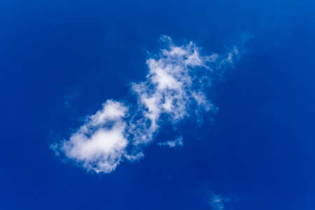 Meteorshaped cloudsの写真素材