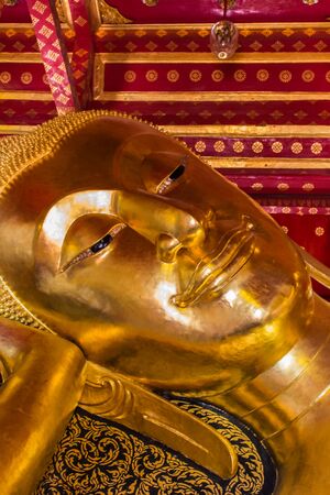 Buddha with faith in Ang Thong province.の写真素材