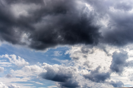 Clouds in a rainy dayの写真素材
