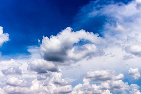 Clouds in sunny weatherの写真素材