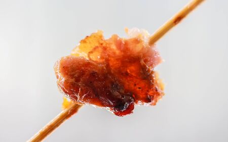 Grilled pork skewers Created by the very appetizing Eating, then left it alone.の写真素材