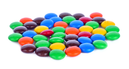 candy on white backgroundの写真素材