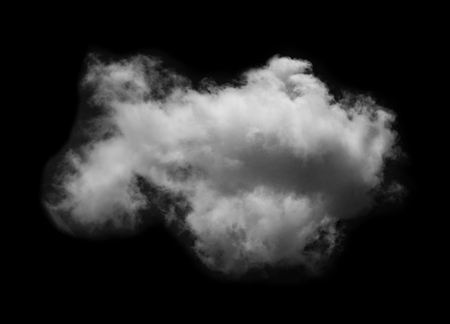 clouds on black backgroundの写真素材