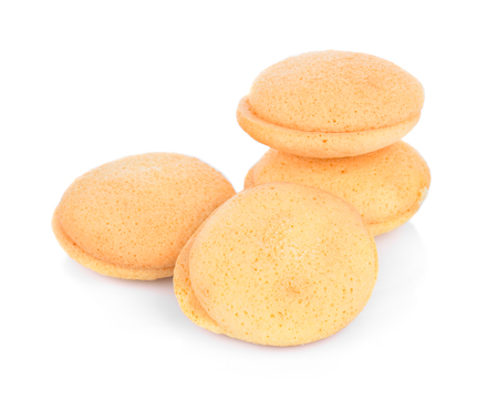 Closeup of a group of assorted cookies.の写真素材
