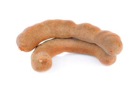 Tamarind on whiteの写真素材