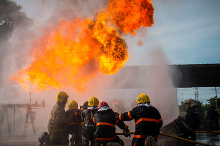 Firefighter Trainingのeditorial素材