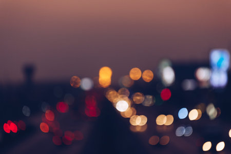 Bokeh City Street Background