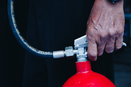 use a fire extinguisher