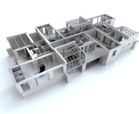 The layout of the building is a future building.
