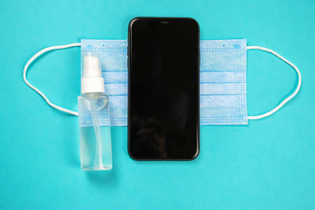 Medical Equipment Foundation. Tablets mask accessoriesの写真素材