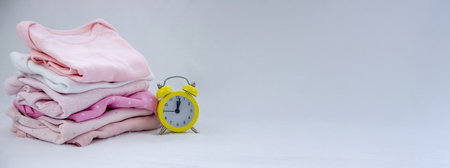Children's things. Children's clothing concept. Selective focusの写真素材