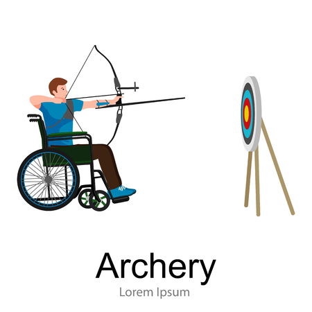 rio 2016, brazilian game for handicapped, disability sport, athlete with prosthesis vector illustrationのイラスト素材