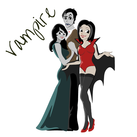 Halloween Gothic partyのイラスト素材