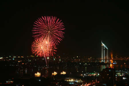 fireworkの写真素材