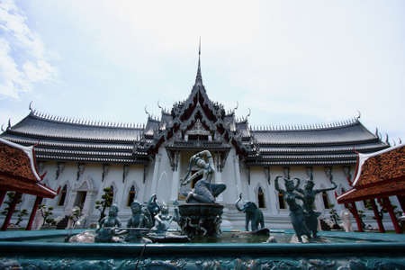 sanphet prasat palace at ancient city thailandのeditorial素材