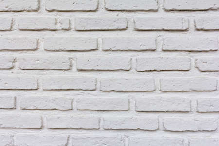 white brick wall textureの写真素材