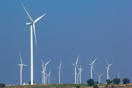 wind turbine power generator farm