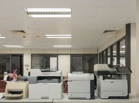 laser printer in officeの写真素材