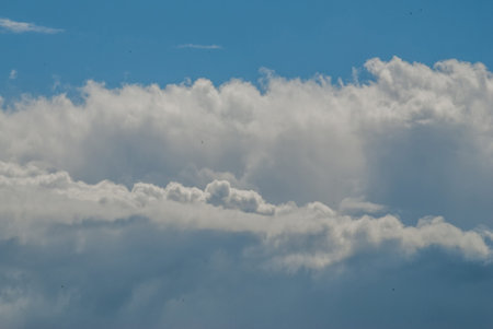 beautiful blue sky with clouds background.Sky clouds. Sky with clouds weather nature cloud blue.