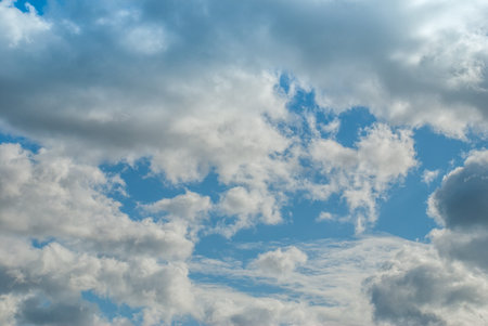 beautiful blue sky with clouds background.Sky clouds. Sky with clouds weather nature cloud blue.