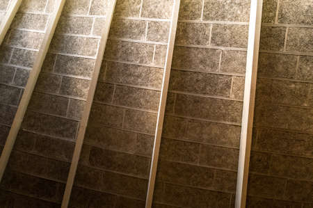 London - 23 Mar 2019 - The interior roof is made of wood panels and has natural light to shine through in the Design Museum. Holland Park, Kensington.のeditorial素材