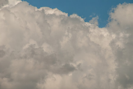 Dramatic sky with stormy clouds, Beautiful cloudy sky.
