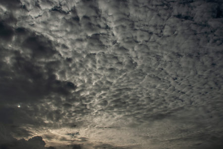 Beautiful dramatic sky with stormy clouds, Sky with clouds weather blue nature cloud. copy space.