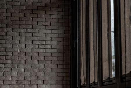 Sunlight shining into the empty loft style room, copy space.の写真素材