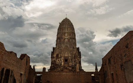 Aytthaya, Thailand, 22 Aug 2020 : Wat Ratchaburana, The ruin of a Buddhist temple in the Ayutthaya historical park, Thailand. No focus, specifically.のeditorial素材