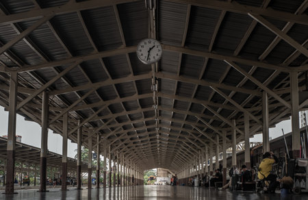 Bangkok, thailand - Jul 7, 2019 : Surroundings around Bangkok Railway Station. Bangkok Railway...