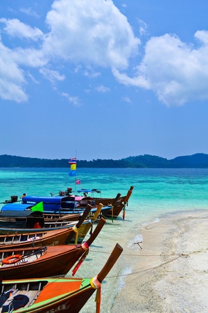  Boat on the sea thailandのeditorial素材