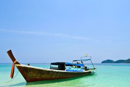  Boat on the sea thailandのeditorial素材