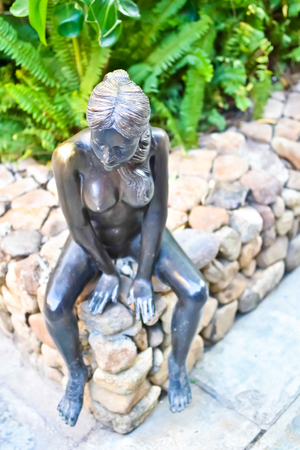 Statue of naked womanの写真素材