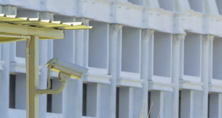 CCTV camera was installed for observation in car park.