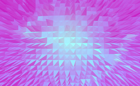 Magenta pyramid digital abstract background.の写真素材
