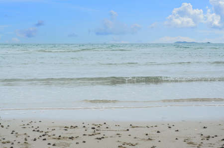 Beautiful waves in the seaの写真素材