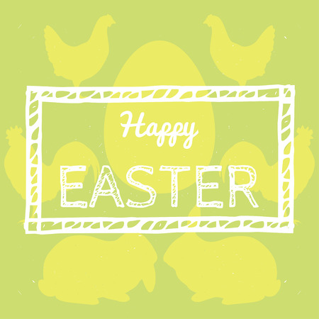 Happy Easter illustration.のイラスト素材