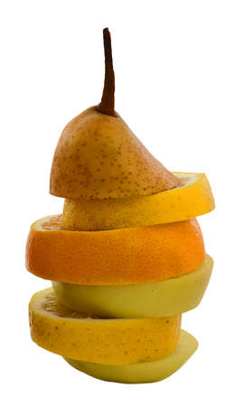 fruit pyramidの写真素材