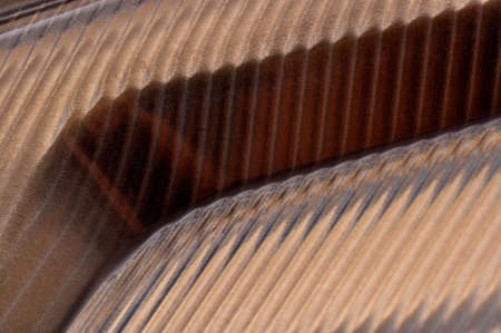 geometric rythmical structure on glassの写真素材