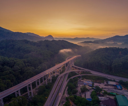 Bypass highway at Rawang selangor. The new highway that connecting from Rawang to Kuala Lumpur. An...