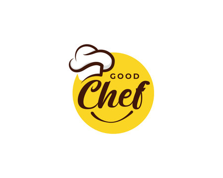 Chef logo template vector icon illustration design. Cooking logo template.のイラスト素材