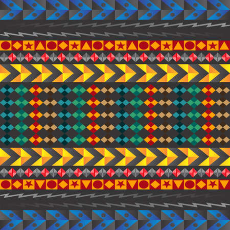 pattern art colorのイラスト素材