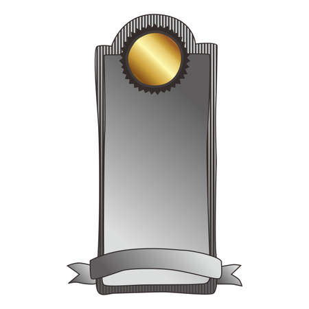 label tag gold silverのイラスト素材