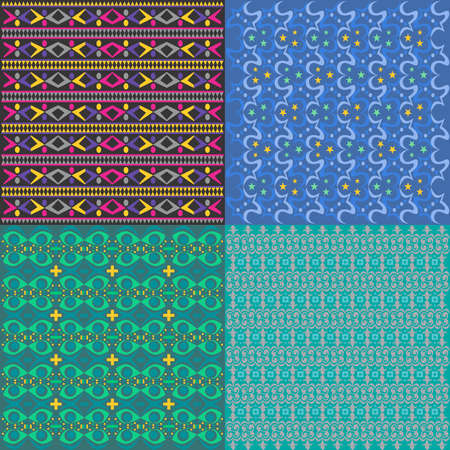 nice pattern setのイラスト素材