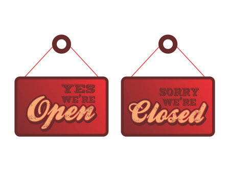 all fast food signのイラスト素材