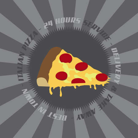 pizzaのイラスト素材